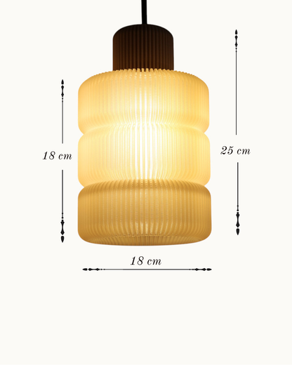 Ribbed Pendant Lamp VERTEX Studio