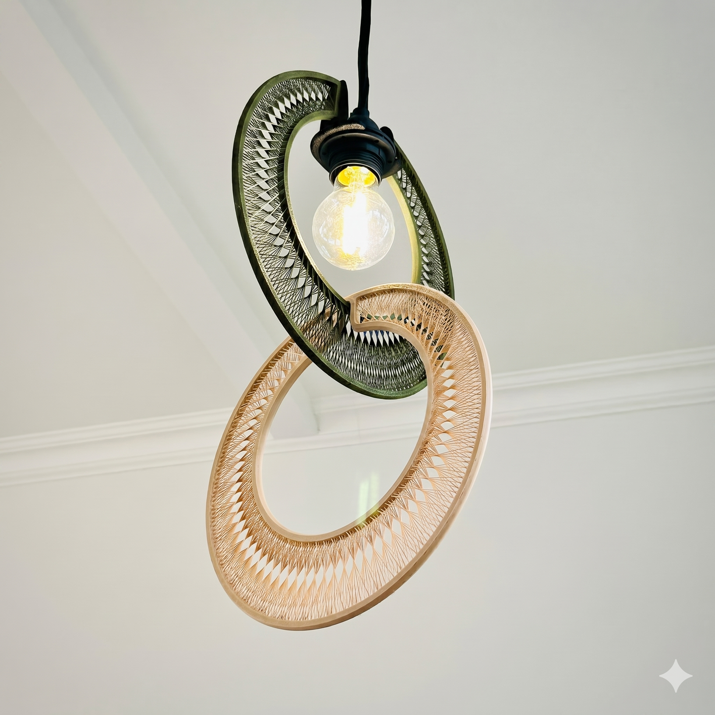 Orb String Art Pendant Light