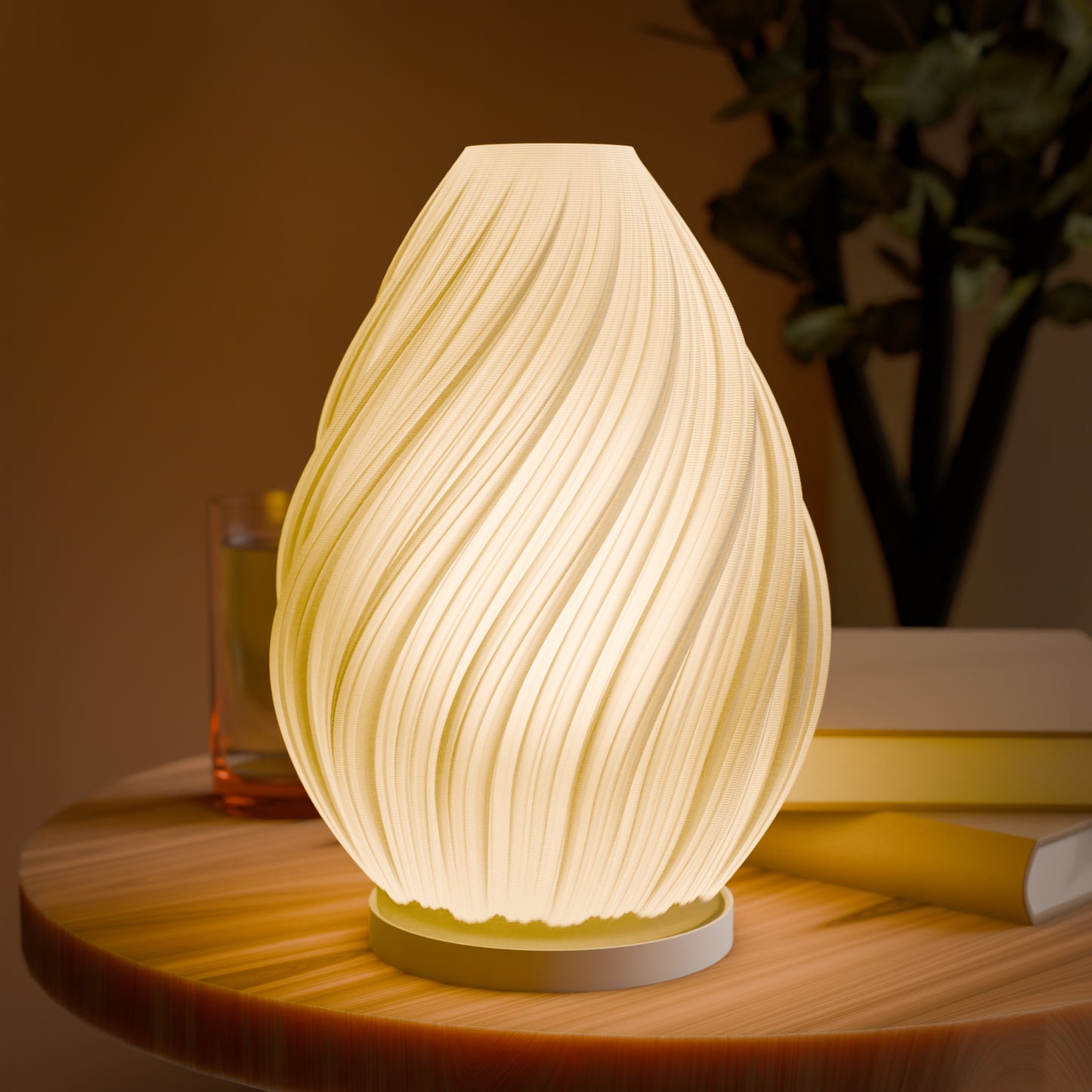 Spiral lampshade